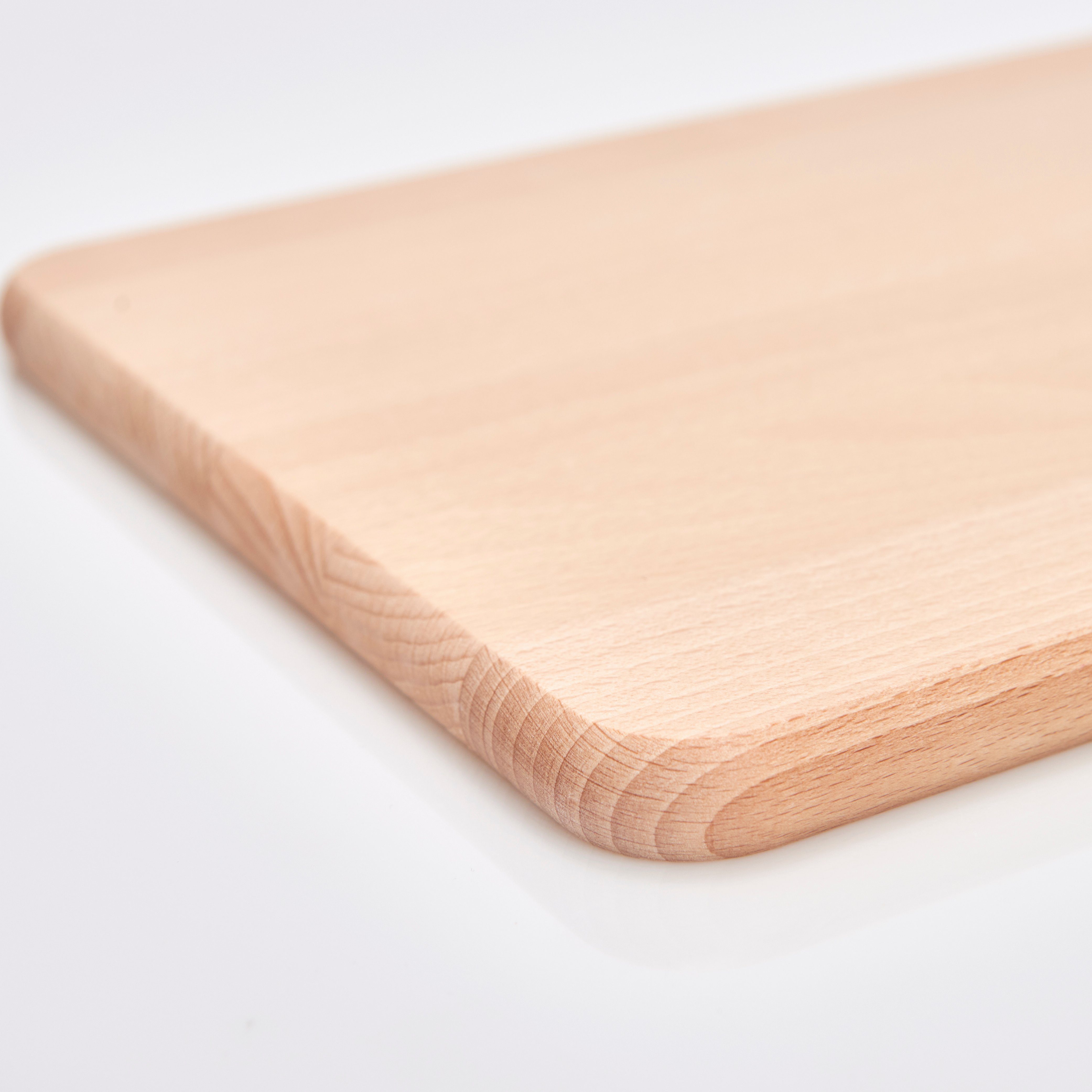 Zeller Present Küchenorganizer-Set Schneidebrett, Buche, 35 x 23 x 1,5 cm