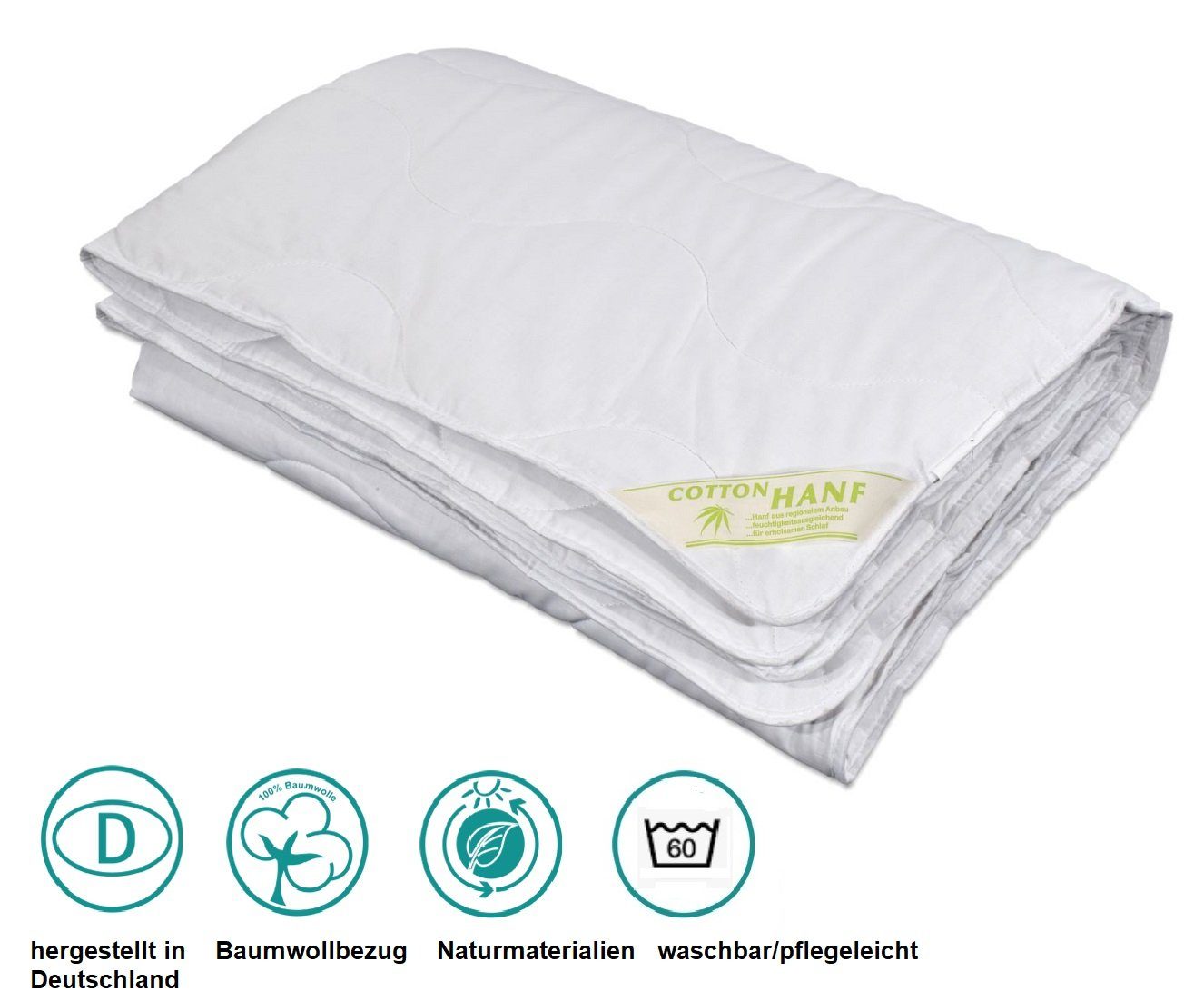 Betten Traumland Naturfaserbettdecke Hanf Plus Duo Winterdecke Ganzjahresde günstig online kaufen