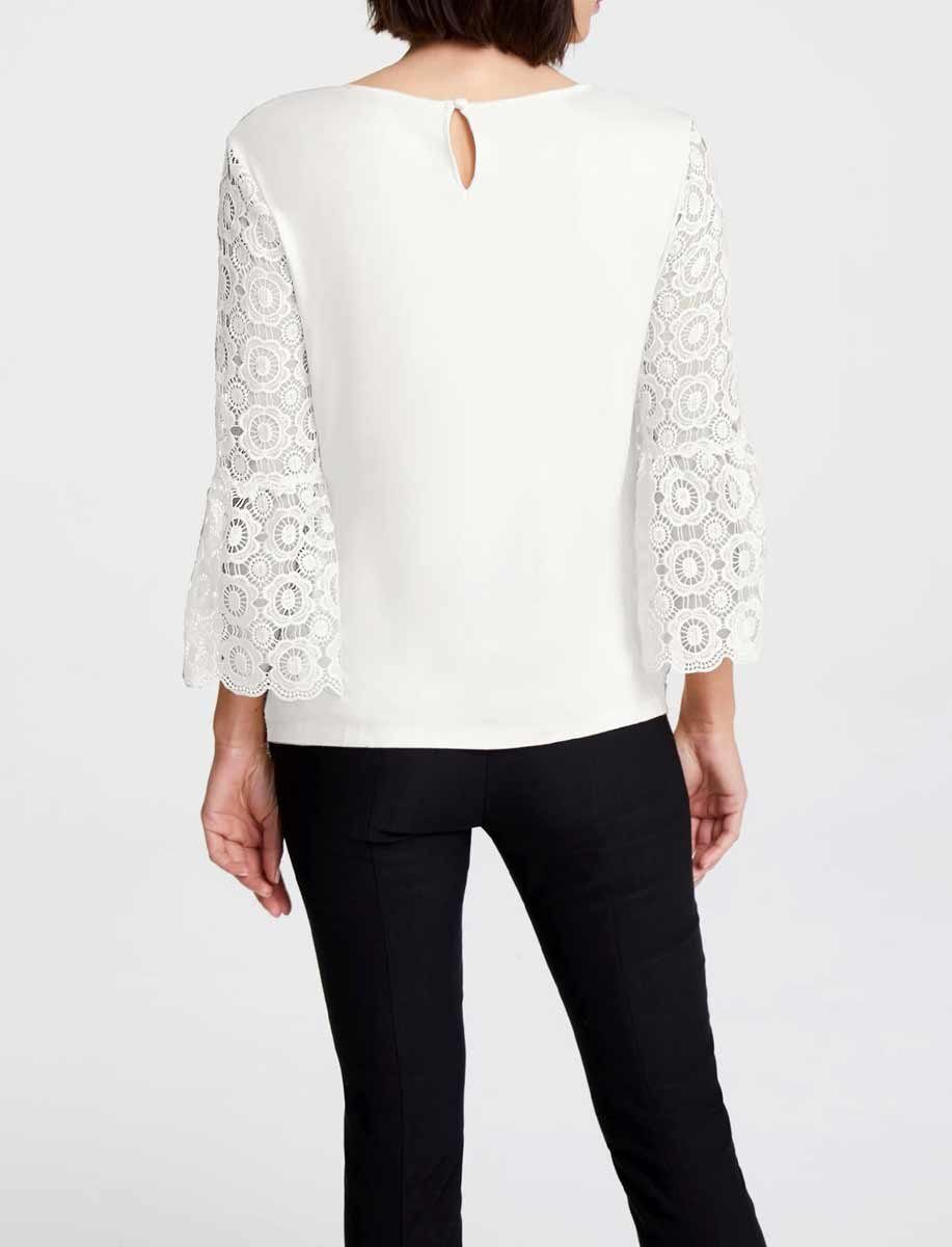 offwhite by Brooke ASHLEY Damen Ashley heine Designer-Spitzenshirt, BROOKE T-Shirt