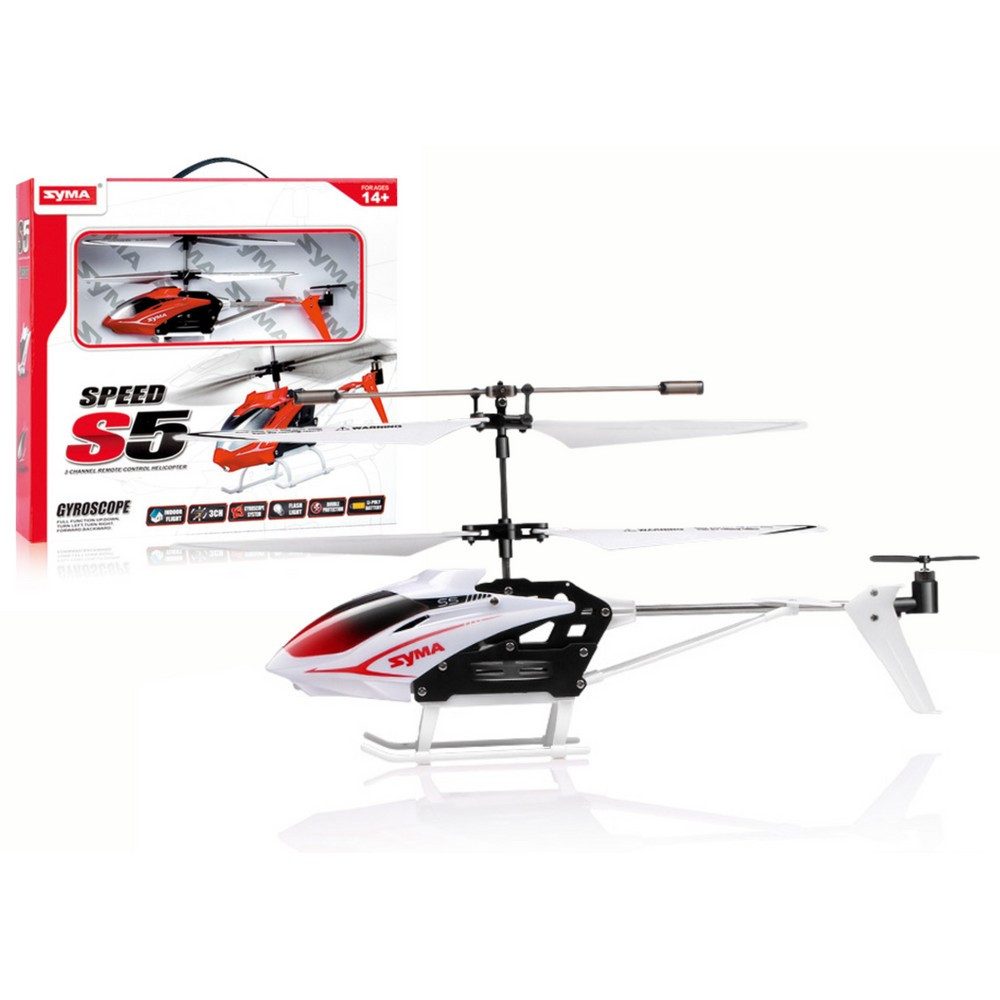 LEAN TOYS RC-Helikopter Modellhubschrauber Spielzeughelikopter Indoorflieger (Spar-Set, 1-tlg., 20 x 10 x 18 cm wendig), Gyroskop, 3 Kanäle, Infrarot, 360°-Drehung