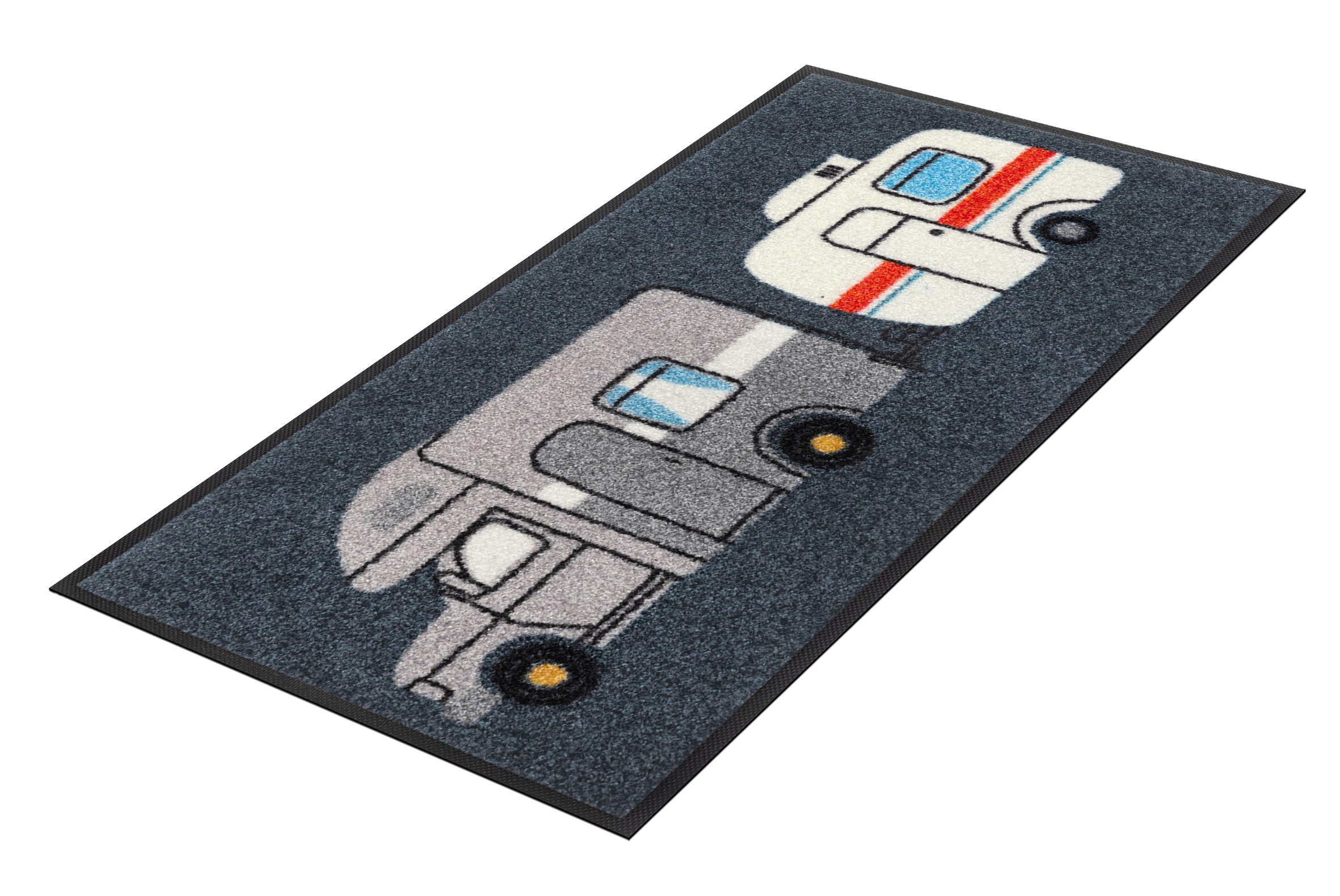 wash+dry by Kleen-Tex Läufer Outdoor Travel, rechteckig, Höhe: 7 mm