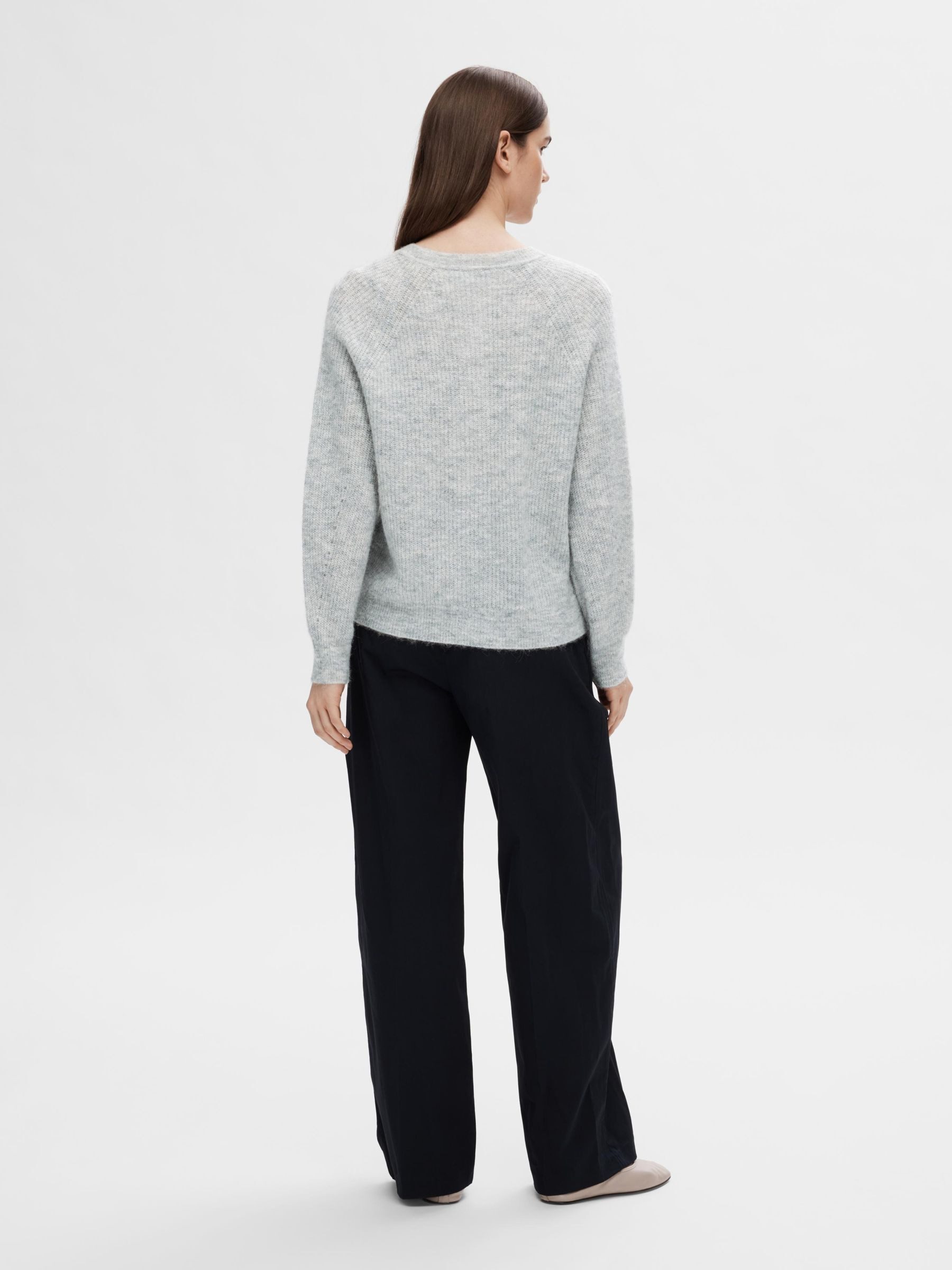 SELECTED FEMME Strickpullover Strickjacke Relaxed Fit günstig online kaufen