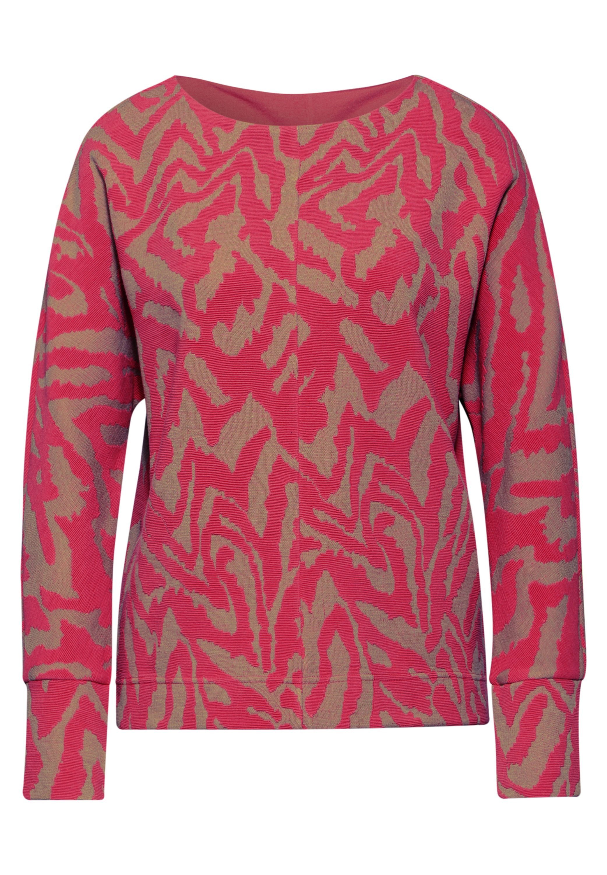 STREET ONE Langarmshirt, mit Schalkragen günstig online kaufen