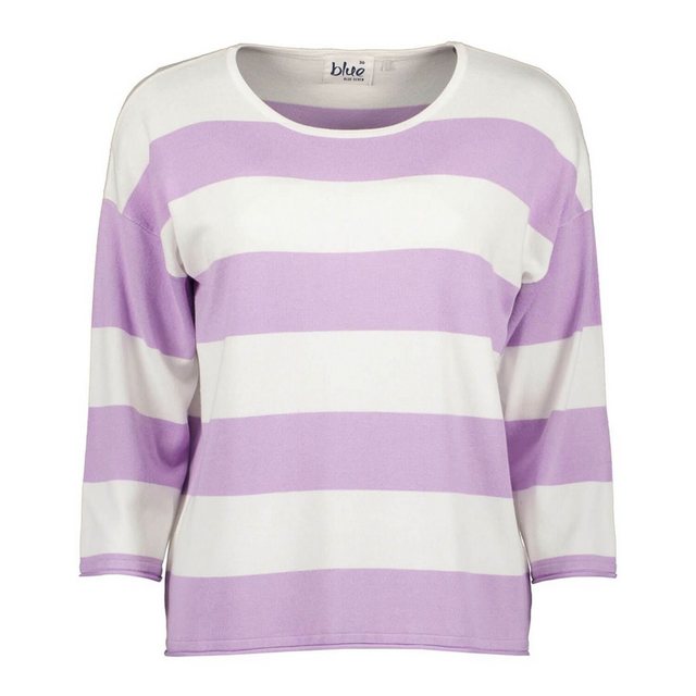 Blue Seven Rundhalspullover Damen Pullover mit Streifen - Pulli mit übersch günstig online kaufen