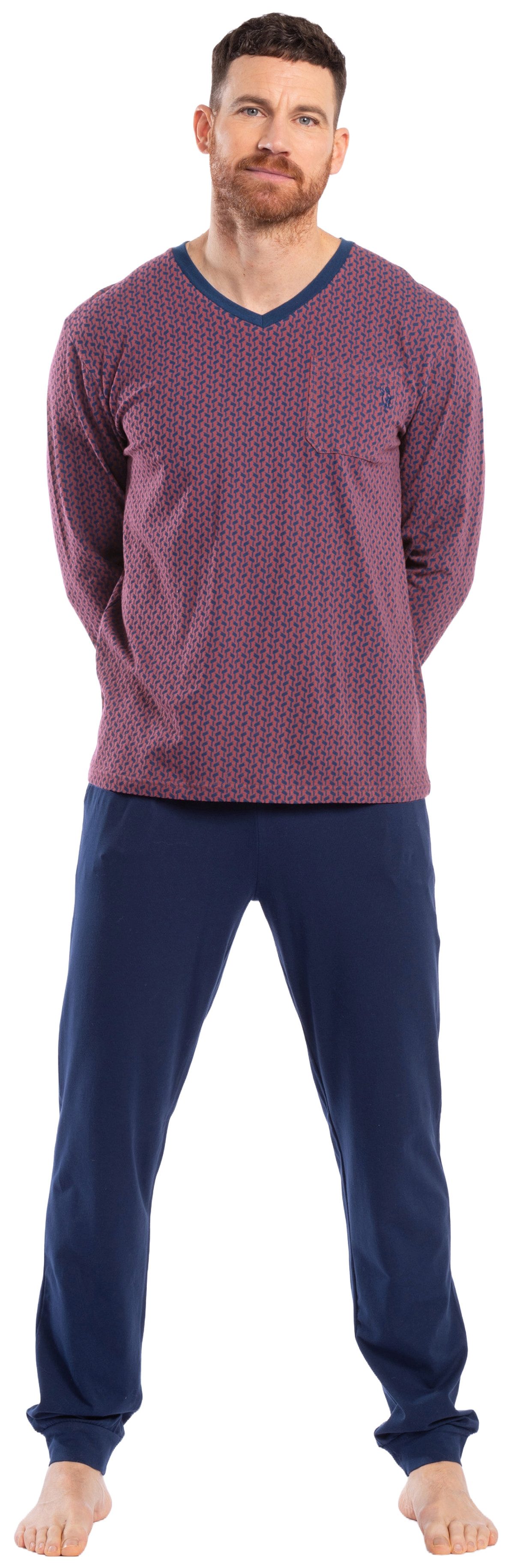 Eskimo Schlafanzug Modischer Herren Schlafanzug (2 tlg) Modisches Design günstig online kaufen