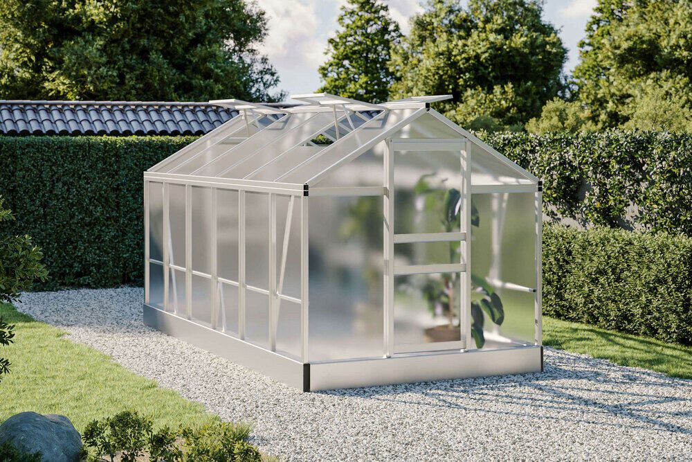 OUTFLEXX Gewächshaus silberfarben | Rabatt: 17%