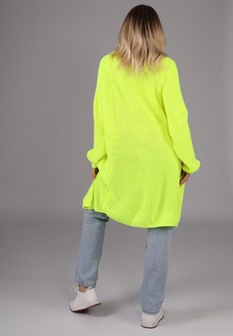 YC Fashion & Style Strickjacke "Vielseitige One-Size Strickjacke in Neon mit Taschen " (Kein Set) Boho