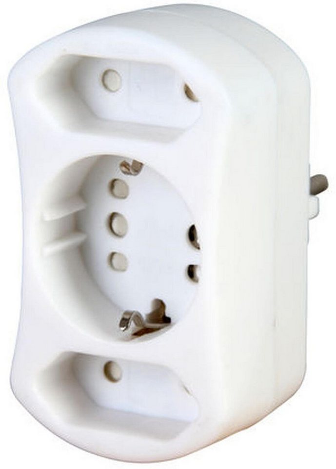 Thumbnail - Kopp Kopp DUOversal-Adapter 2 & 1 Schutzkontakt-Stecker, 4 Europa-Stecker Mehrfachsteckdose