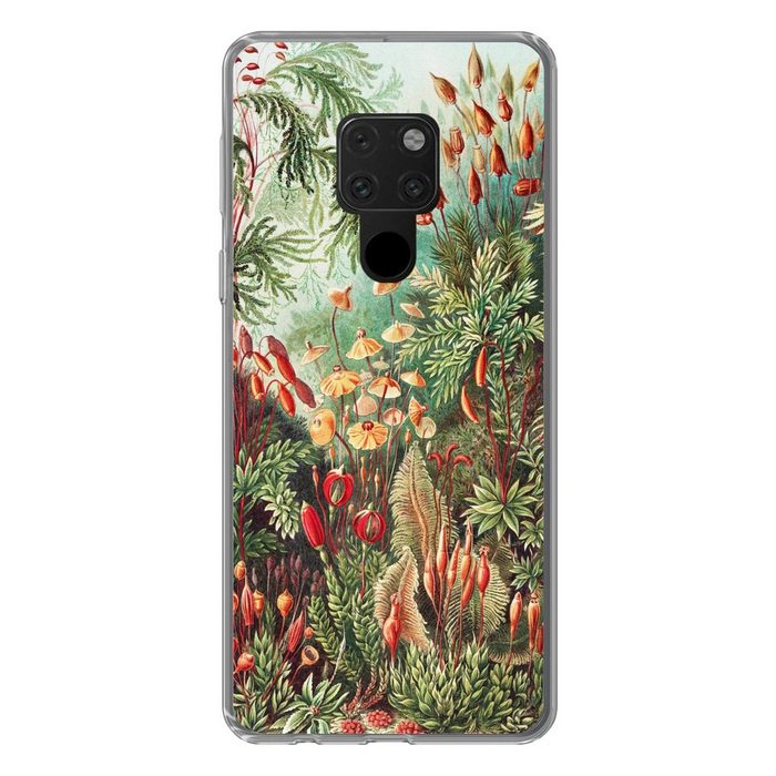MuchoWow Handyhülle Blumen - Kunst - Vintage - Natur - Botanisch Phone Case Handyhülle Huawei Mate 20 Silikon Schutzhülle