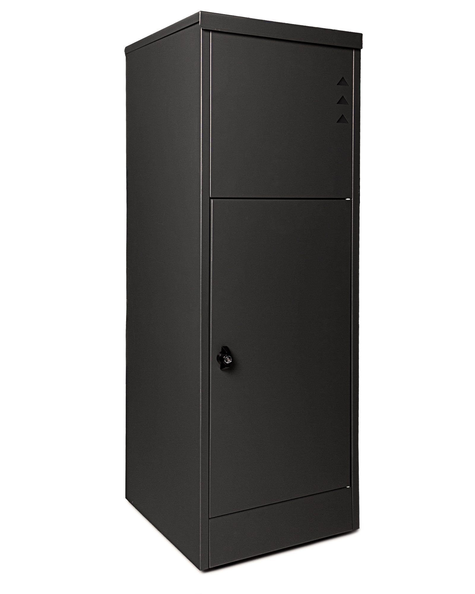 ONDIS24 Paketbox Postbox Briefkasten für Pakete und Briefe mit Paketsafe, Edelstahl, pulverbeschichtet, galvanisiert, mit Gasdruckfedern