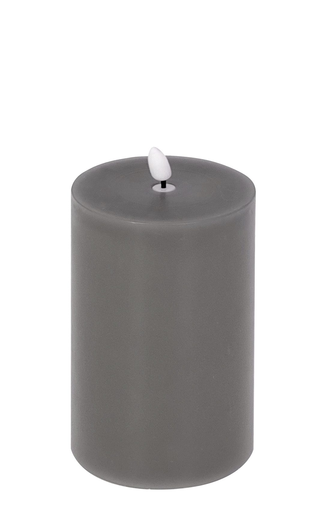 Kaheku LED-Kerze Kaheku LED Kerze Flaca, grau, Ø 10 cm, 22 cm hoch, 1238001814 (1-tlg)