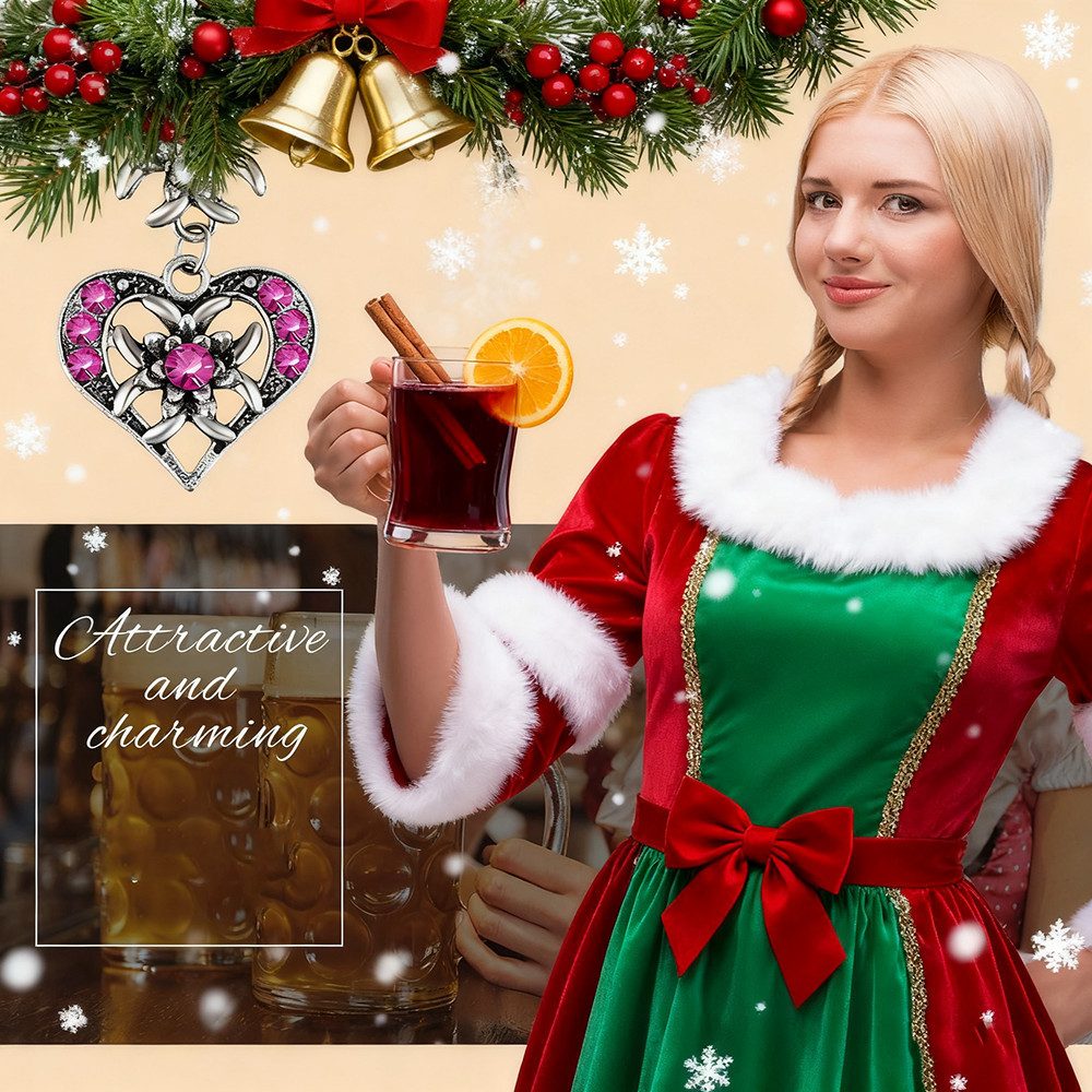 CLTYQ Schmuckset Trachtenschmuck Damen Oktoberfest Accessoires Schmuck,Hals günstig online kaufen