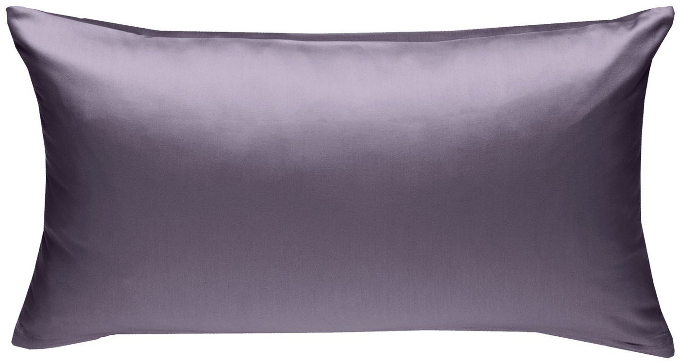 BETTWAESCHE-MIT-STIL Kissenbezug Mako Satin Kissenbezug uni einfarbig, (1 Stück)