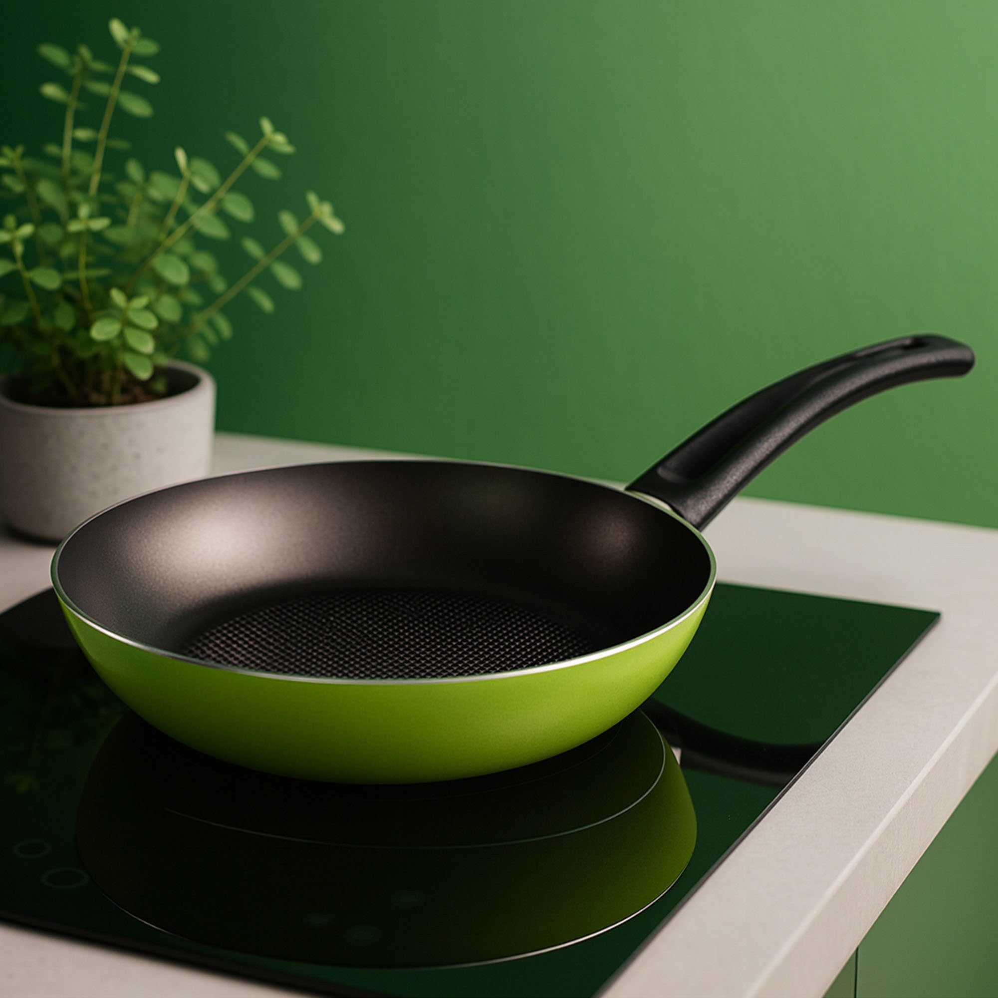 STONELINE Bratpfanne 24cm mit höchster Kratzfestigkeit und Abriebbeständigkeit, Aluminium (1-tlg)