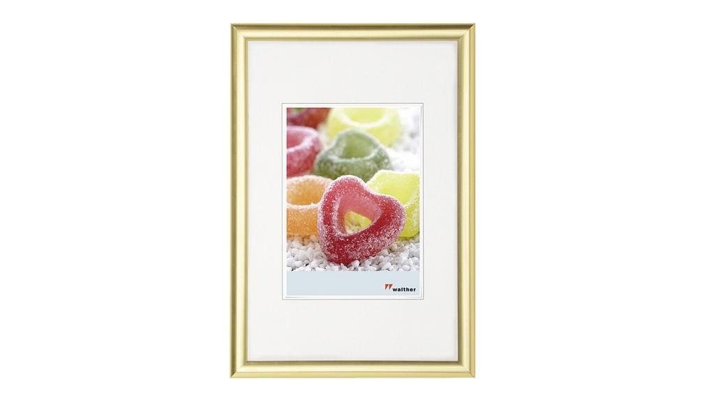 Walther Bilderrahmen Kunststoffrahmen KP050G Trendstyle 40x50cm gold