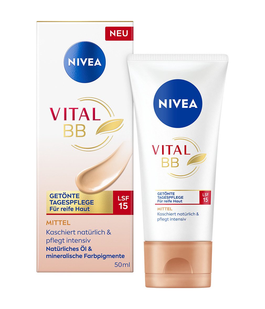 Tagescreme VITAL BB Getönte Tagespflege LSF15 Sonnenschutz Glättend