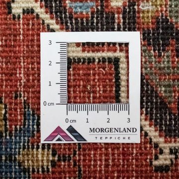 Wollteppich Ardebil Teppich handgeknüpft orange, morgenland, quadratisch, Höhe: 8 mm, handgeknüpft
