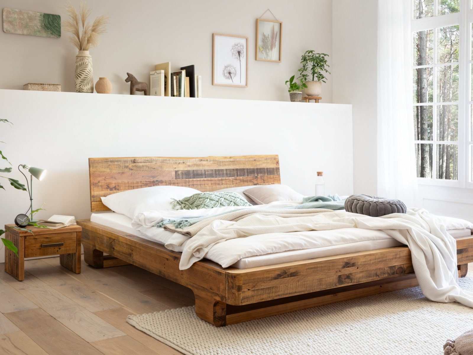 massivum Nachttisch Albury Pinie (1-St) günstig online kaufen