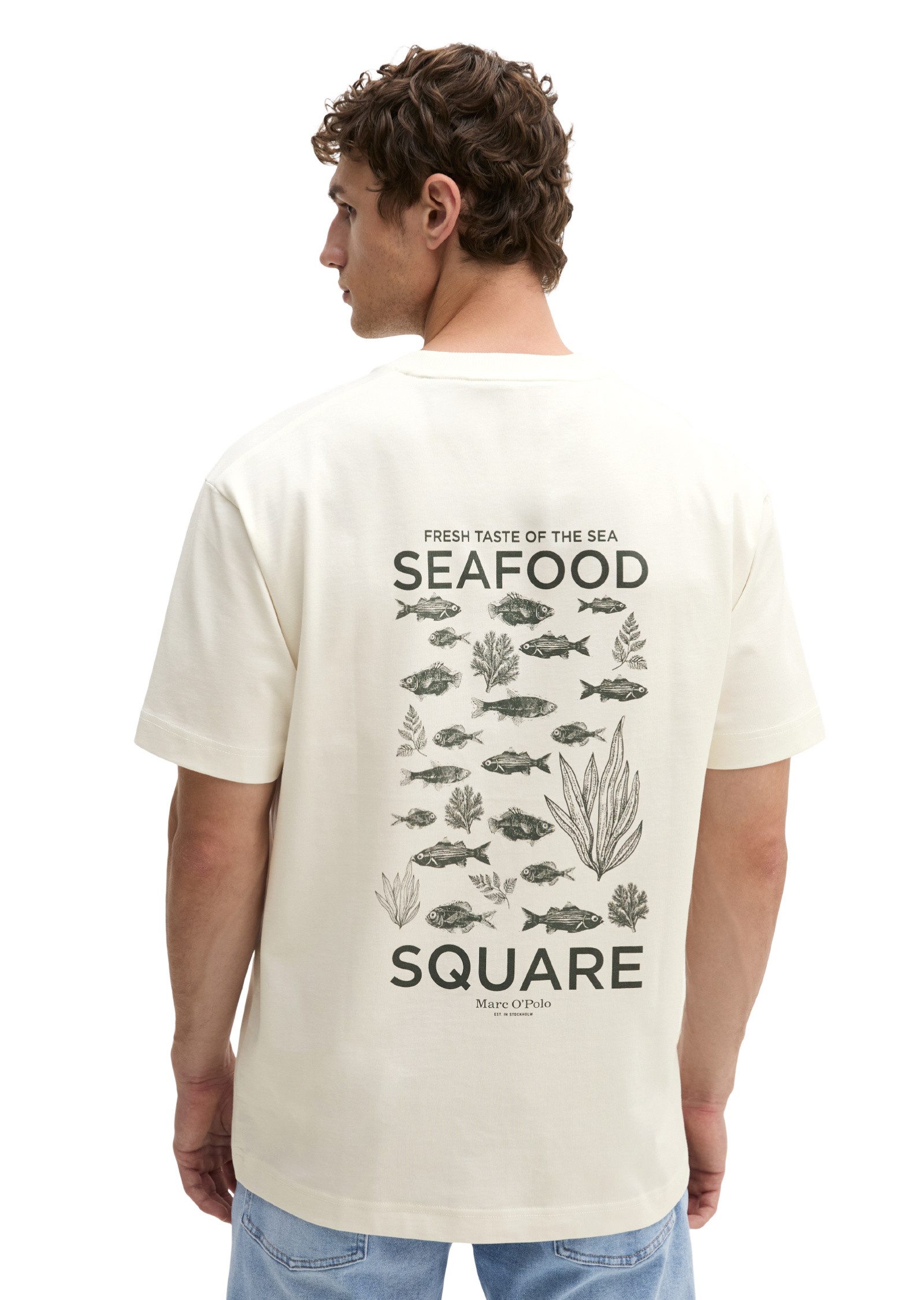 Marc O'Polo T-Shirt mit Seafood-Rückenprint