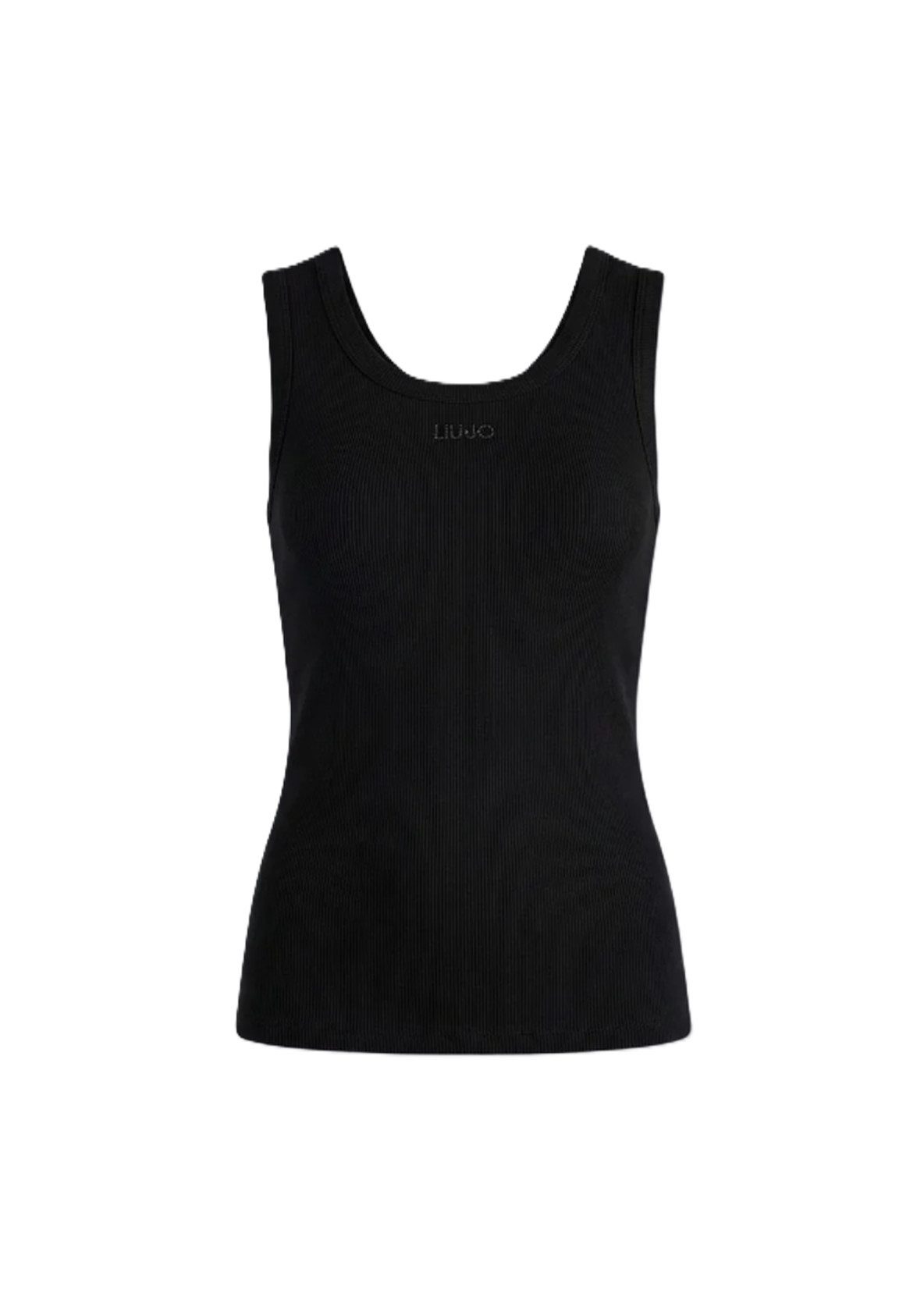Liu Jo Tanktop - Top Damen - Tanktop - Trägertop - schwarzes Rippentop