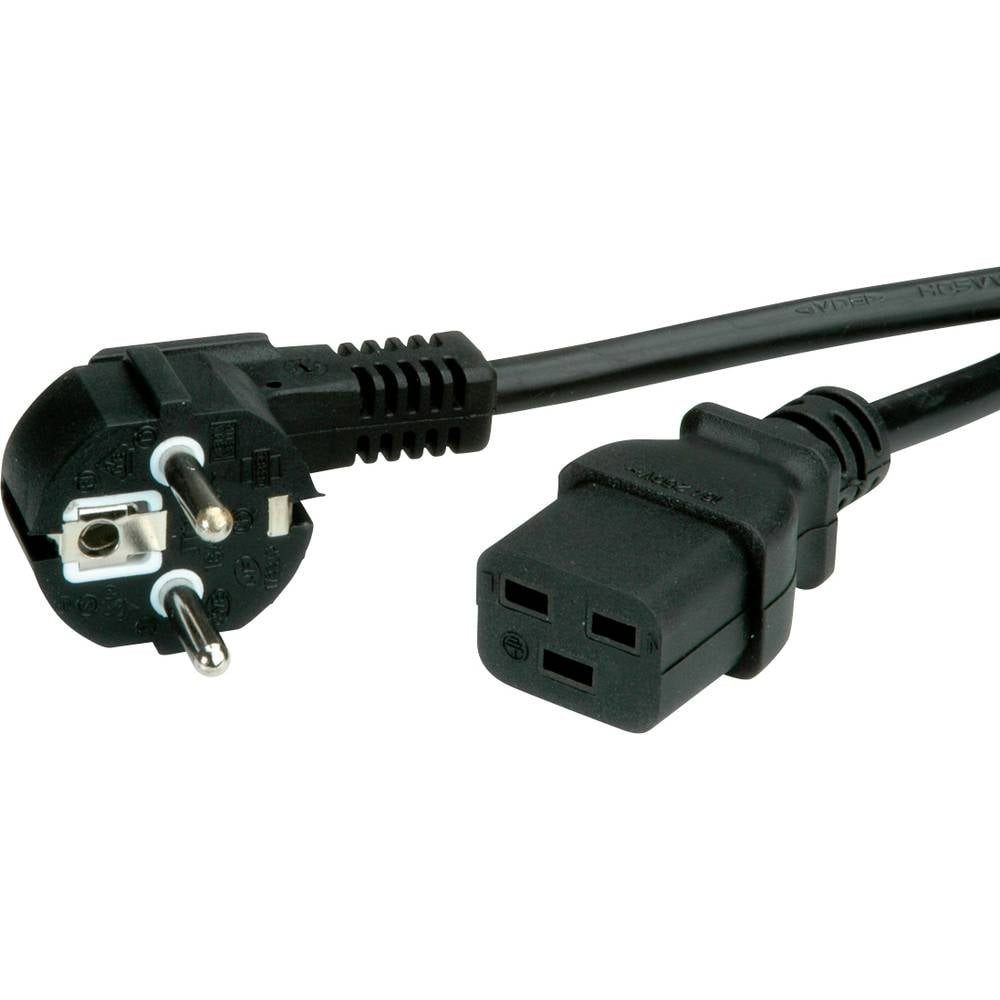 VALUE Netzkabel Schutzkontakt- IEC320-C19 16A,3 m 19.99.1553 Stromkabel