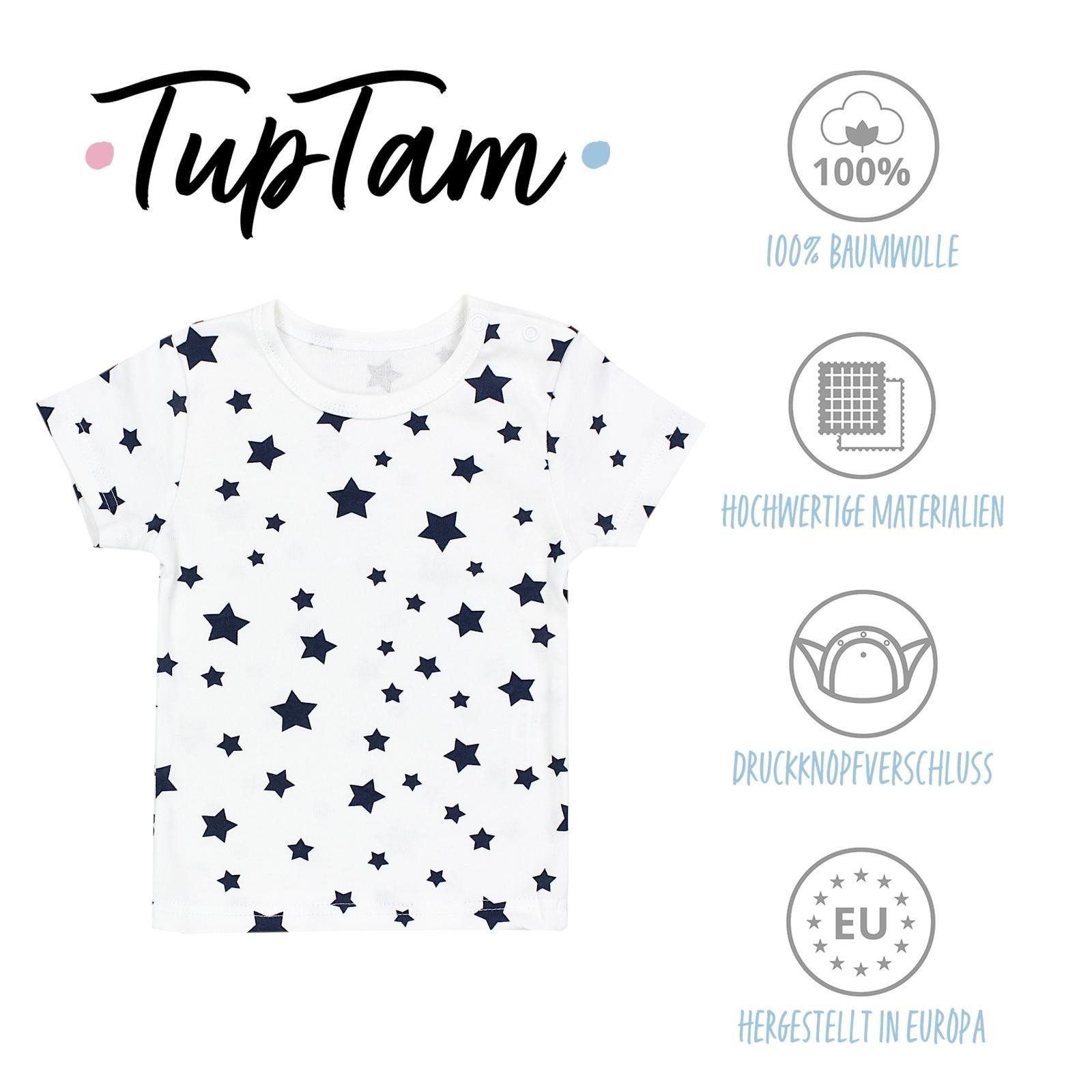 TupTam T-Shirt TupTam Baby Jungen Kurzarm T-Shirt 5er Set