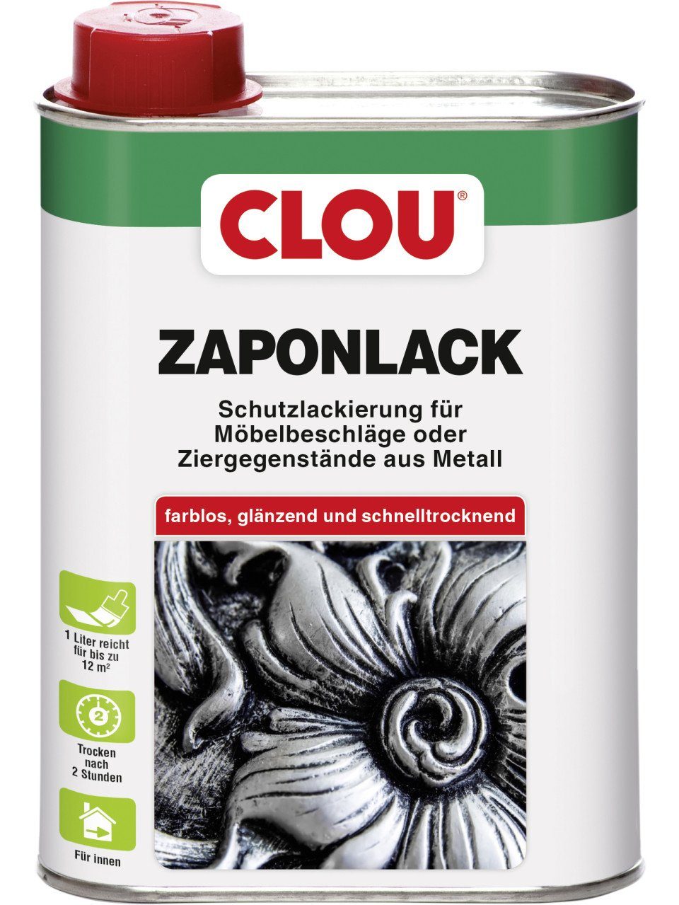 Lack Clou Zaponlack Metallfirnis L6 250 ml