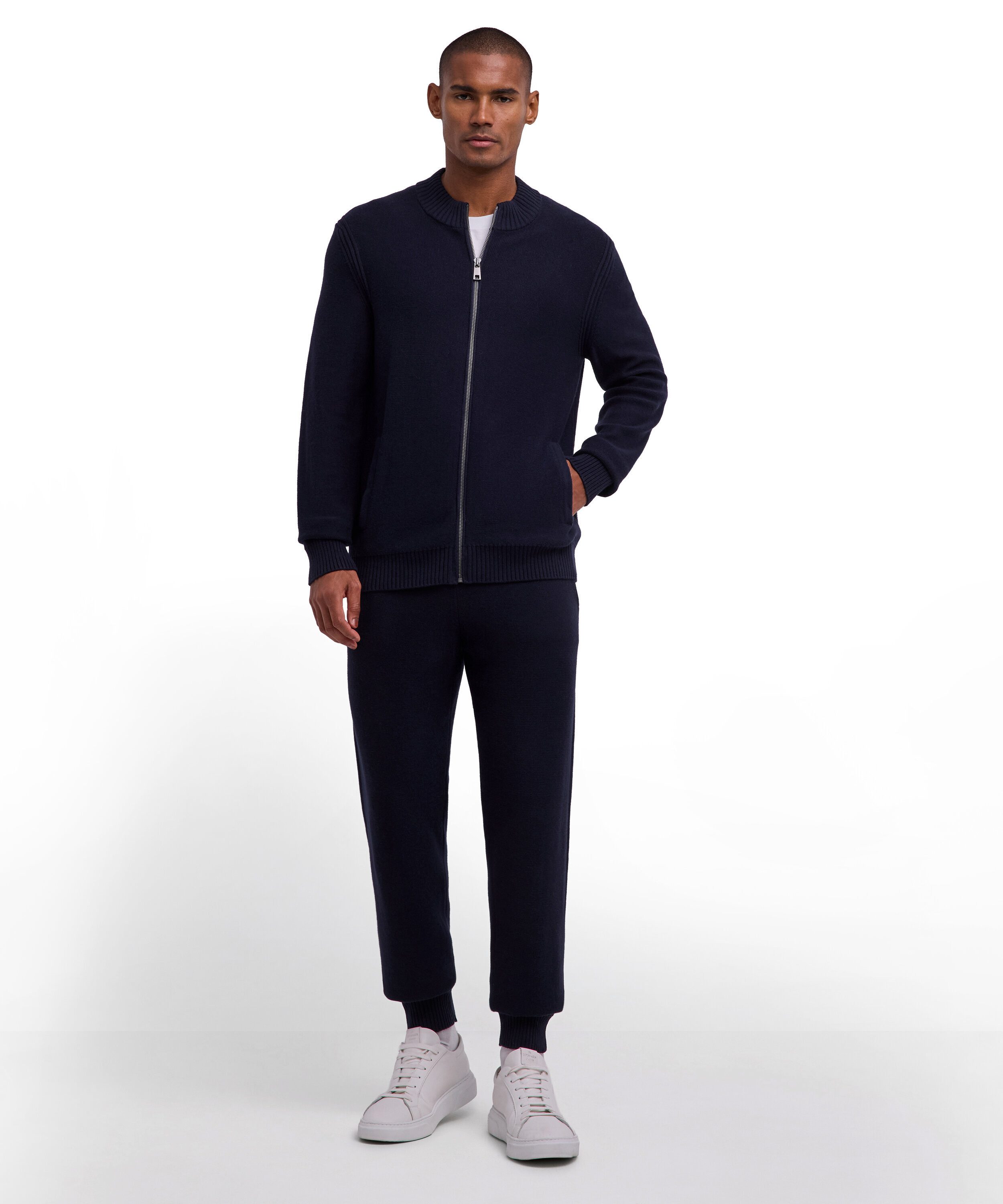 FALKE Strickjacke Cotton Cashmere Zip-Jacke (1-tlg)