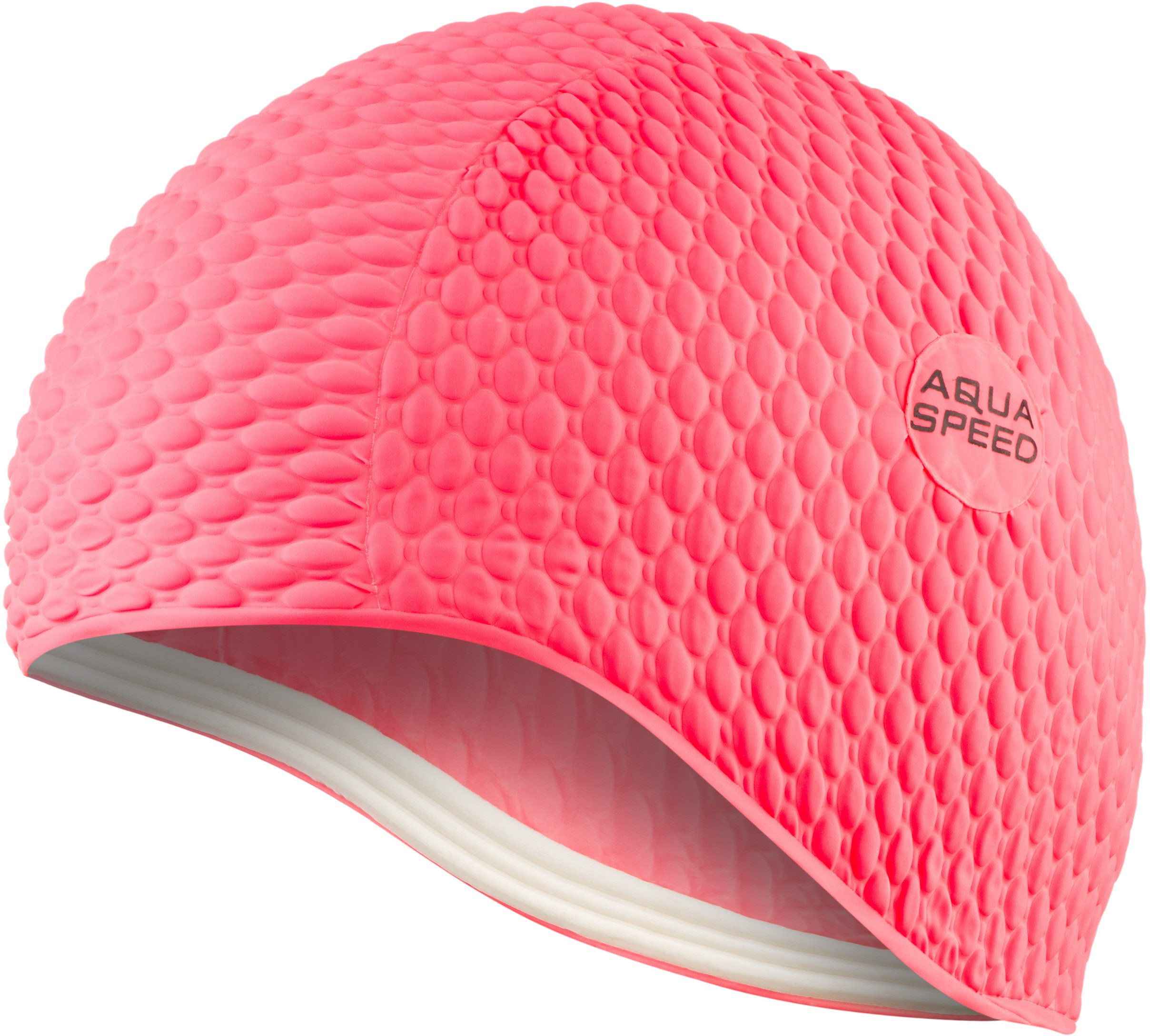 Aqua Speed Badekappe Bombasic / Bombastic TIC TAC (Schwimmkappe für Aqua Fitness), Elastische Aqua Fitness Schwimmhaube