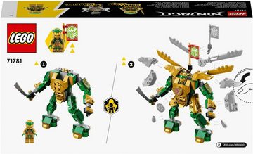 LEGO® Konstruktionsspielsteine Lloyds Mech-Duell EVO (71781), LEGO® NINJAGO, (223 St), Made in Europe
