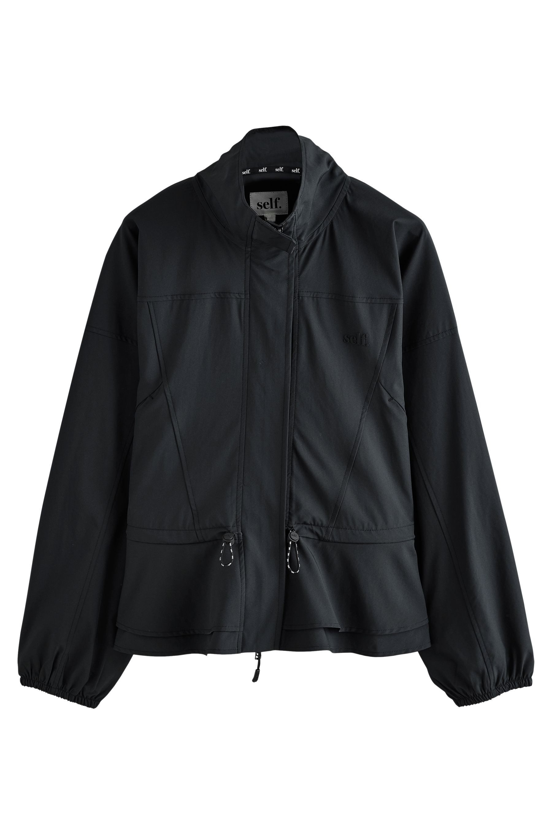 self Kurzjacke self. Jacke mit Trichterkragen und 4-Wege-Stretch (1-St)