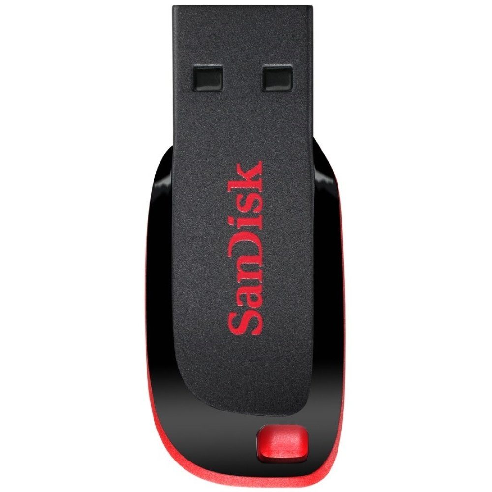 Cruzer Blade - 128 GB - Speicherstick - schwarz/rot USB-Flash-Laufwerk