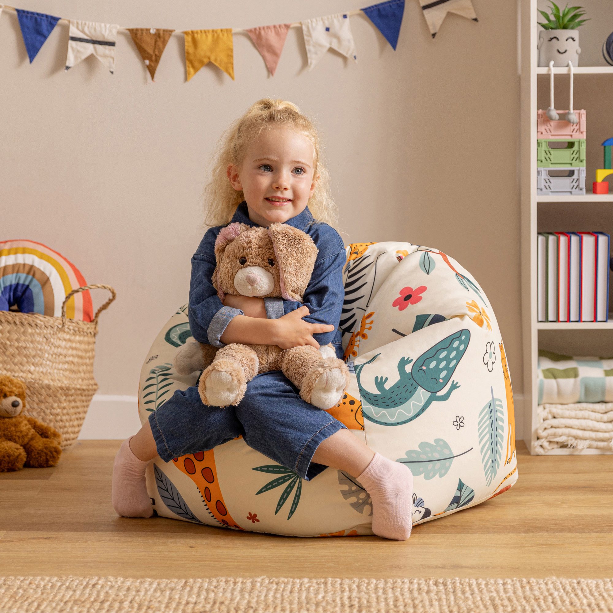 icon Sitzsack Kinder Indoor Outdoor Druck, 53x50cm, Made in Germany, für Ki günstig online kaufen