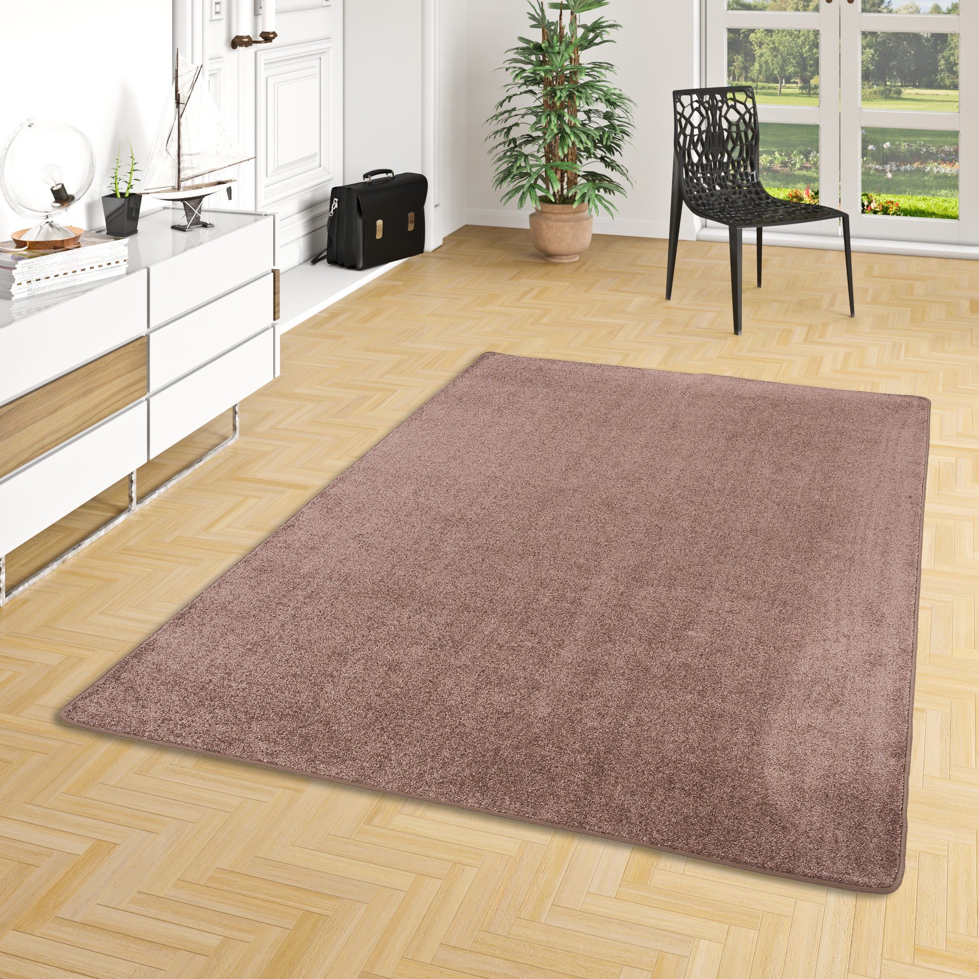 Snapstyle Veloursteppich Hochflor Velours Teppich Luna, günstig online kaufen