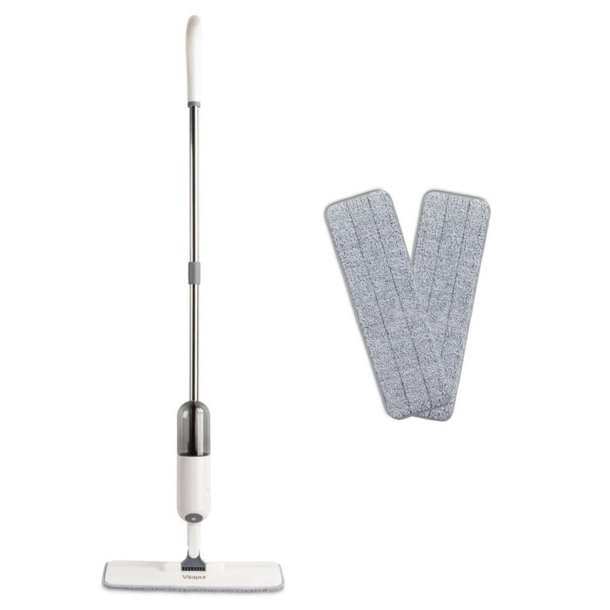 Sprühwischer Wischmopp mit Sprühfunktion, 2 waschbare Mikrofaser-Pads