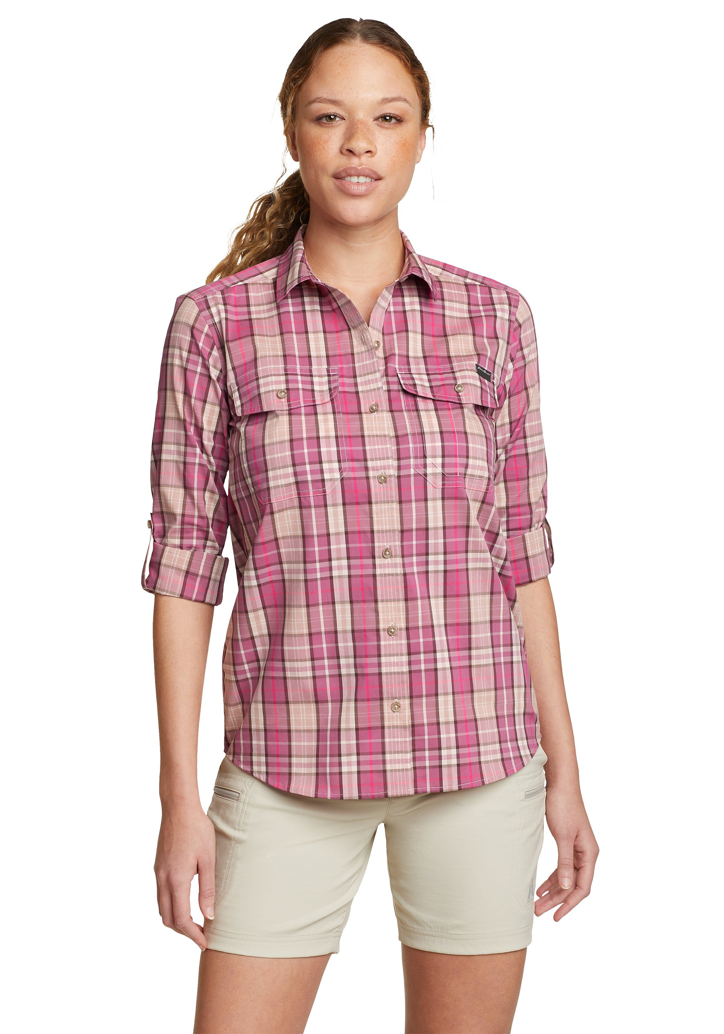 Creek Bluse - Asterlila Pro Funktionsbluse Eddie Bauer Langarm