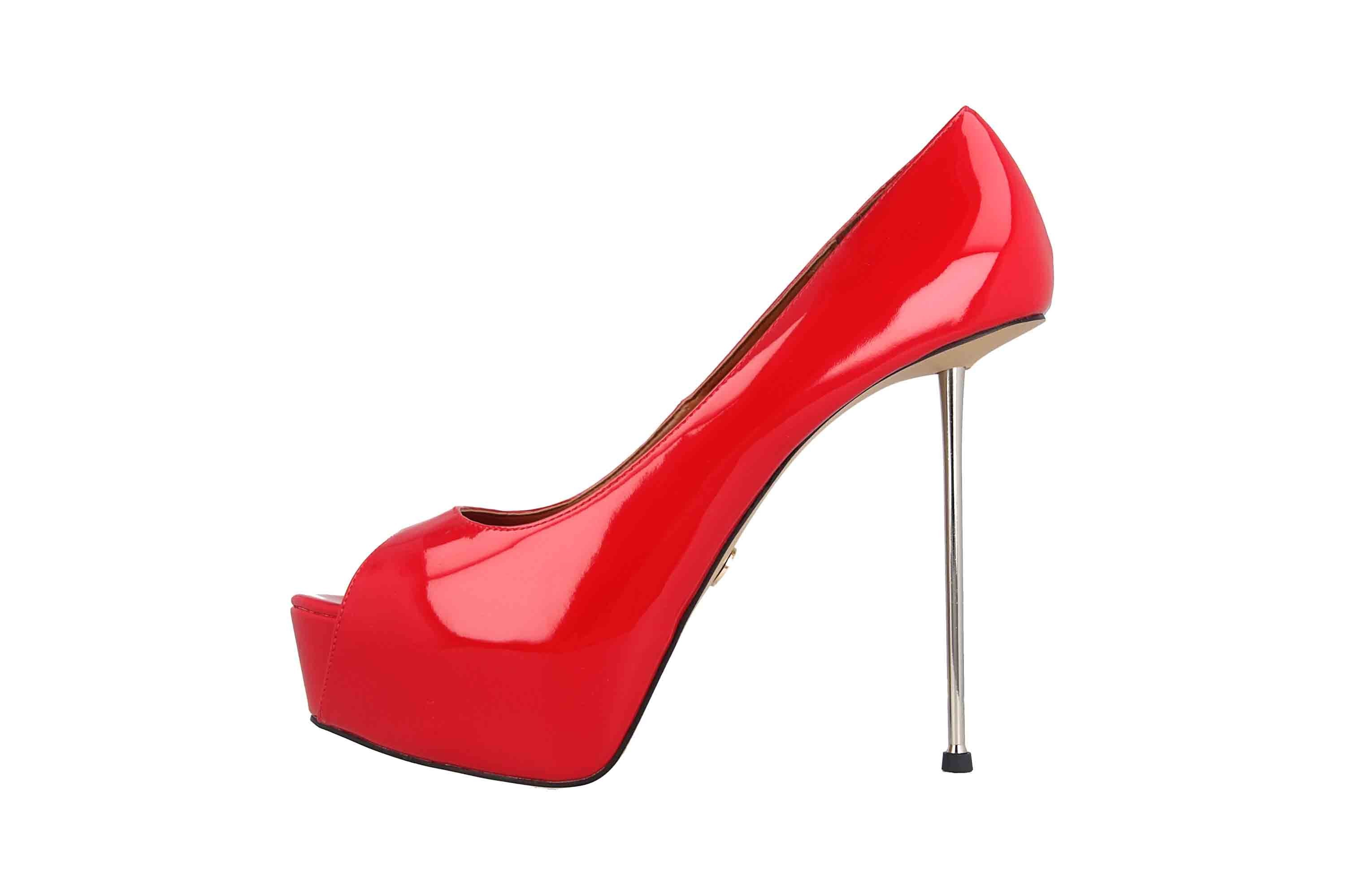 Giaro Beliza Red Shiny High-Heel-Pumps