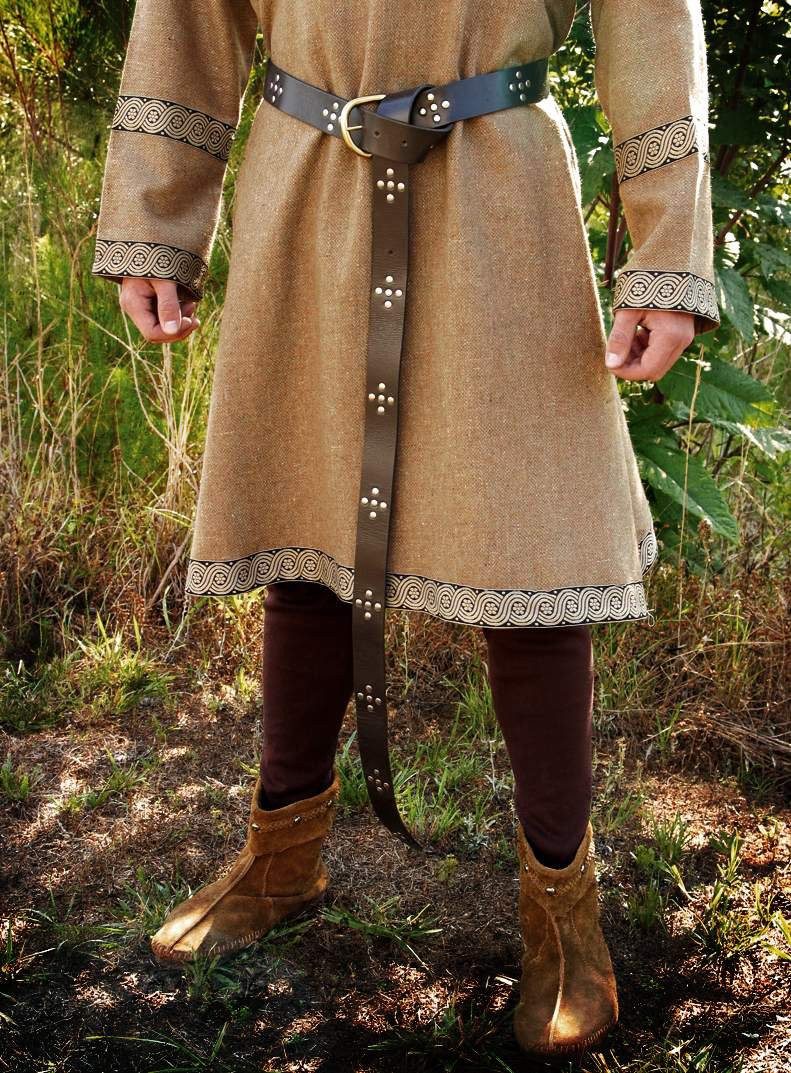 Supreme Replicas Ledergürtel Gürtel - Elfric Edler Mittelalter Gürtel für Ritter und Krieger.