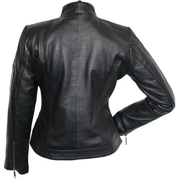 German Wear Lederjacke Trend 430J black Damen Lederjacke Jacke aus Lamm Nappa Leder Schwarz