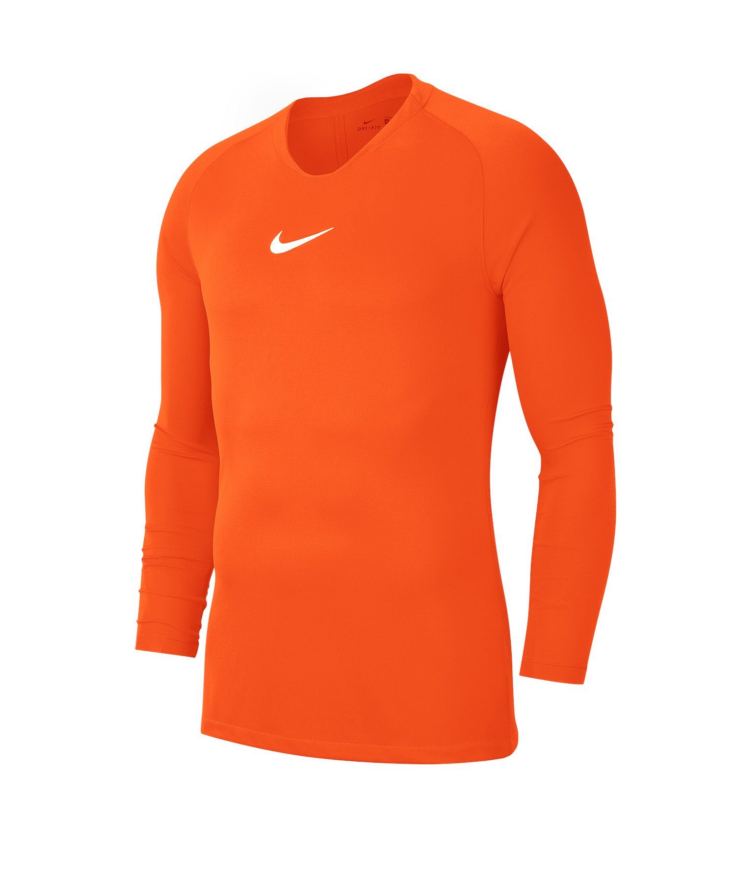 Nike Funktionsshirt Park First Layer Top Kids Daumenöffnung orange
