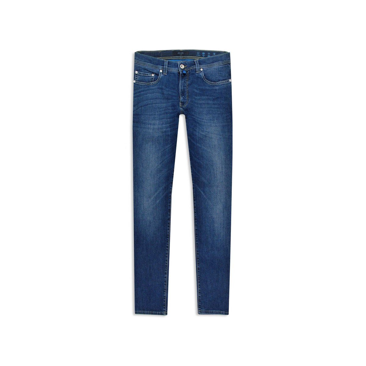 Pierre Cardin 5-Pocket-Jeans blau (1-tlg) 02 Mid Blue