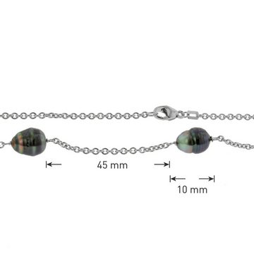 trendor Collier für 925 Sterlingsilber Collier mit Tahiti-Perlen