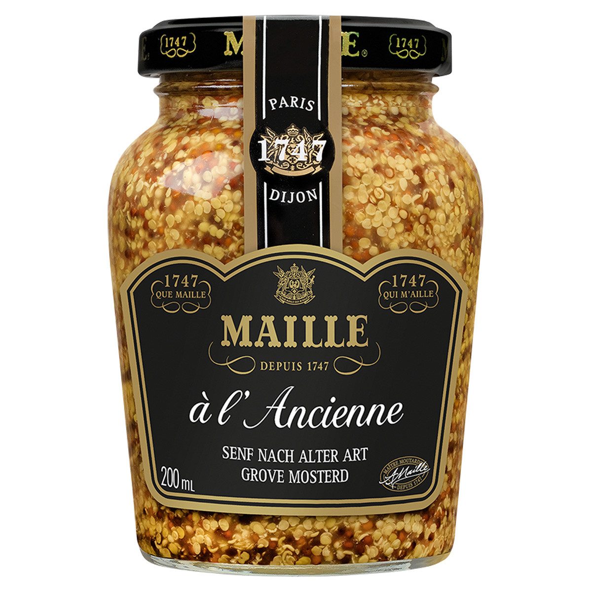 MAILLE Saucen, Maille Senf nach alter Art mit Weißwein