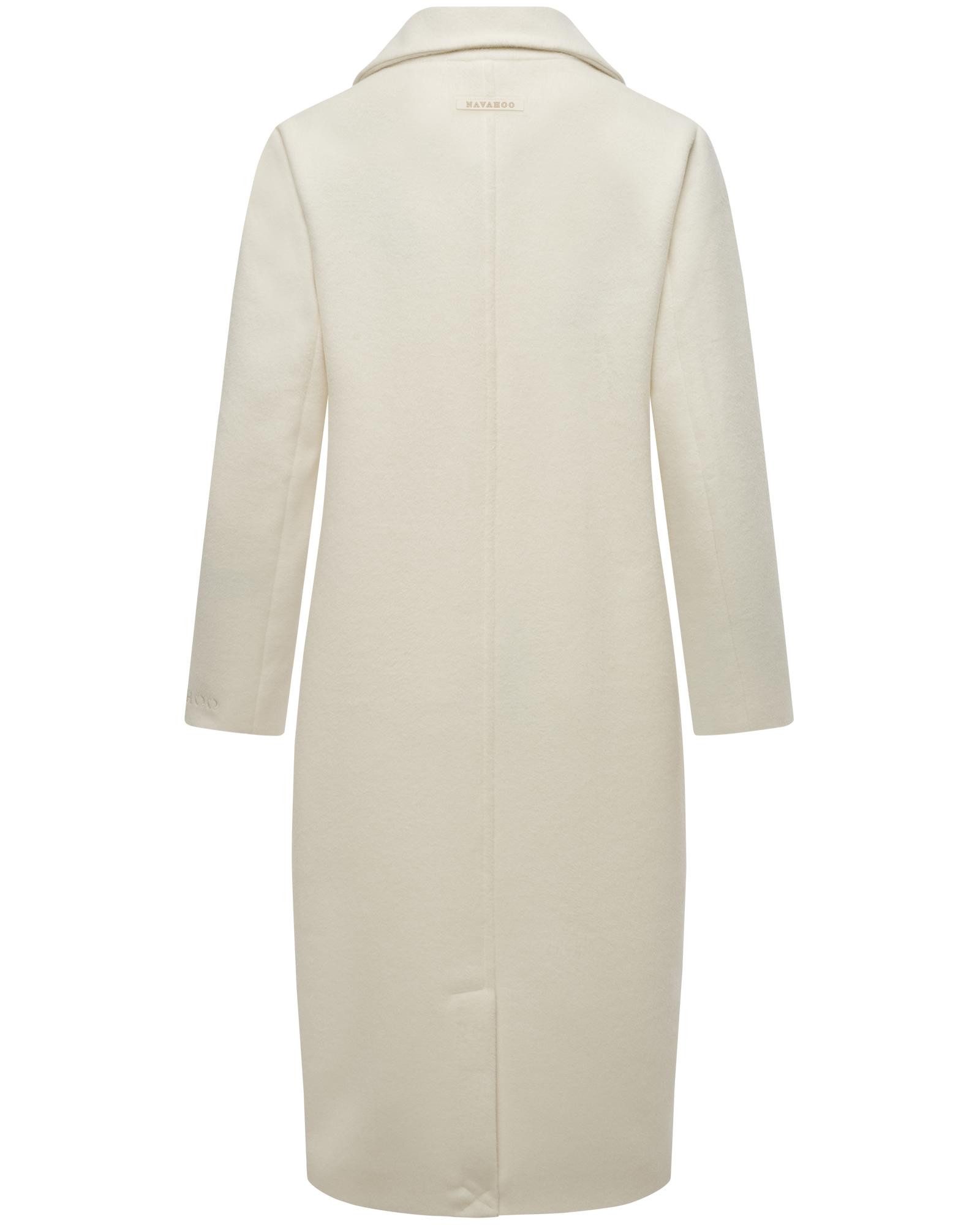 Navahoo Langmantel Sternlein 14 Kurzmantel in Woll-Optik mit Reverskragen