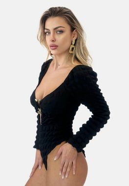 Elara Klassische Bluse Elara Damen Body (1-tlg)