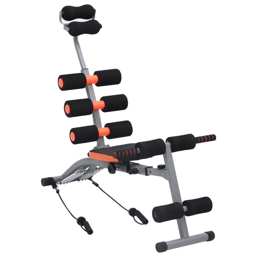 Hantel Bauchtrainer in L-Form mit Elastischen Bändern