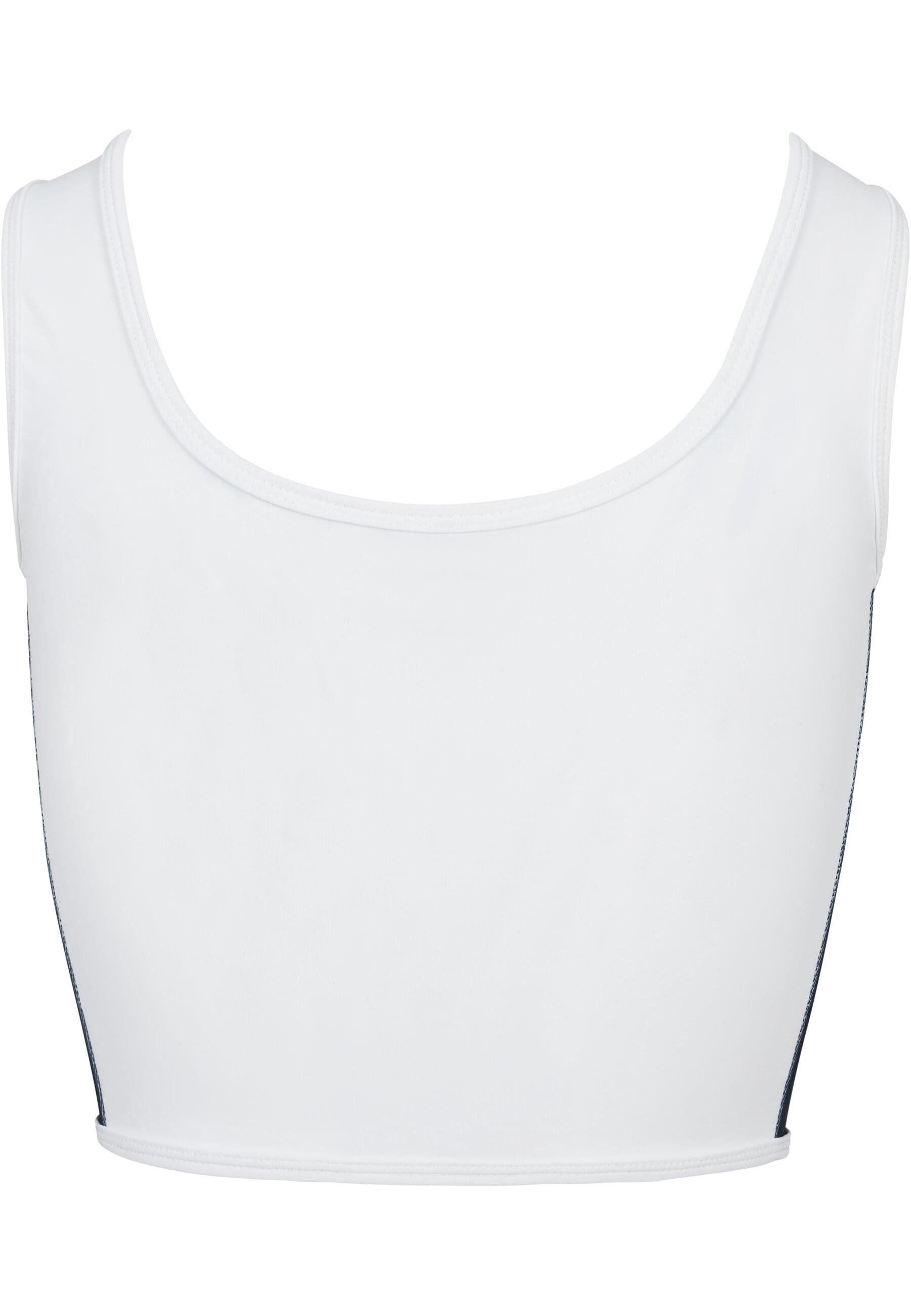 URBAN CLASSICS Muskelshirt Urban Classics Damen Ladies Side Stripe Cropped günstig online kaufen