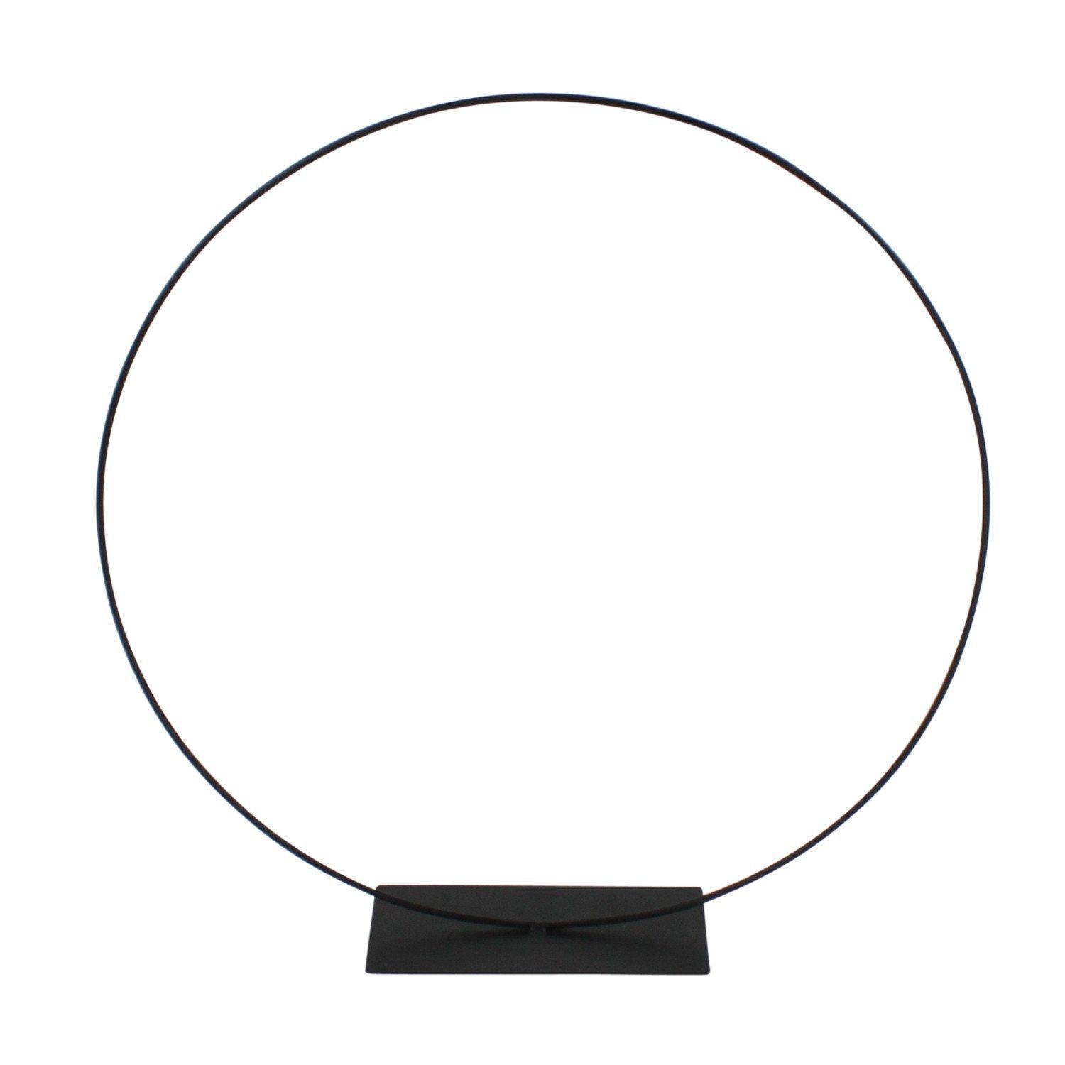 Werner Voß Wanddekoobjekt Dekoring Hoop, stehend schwarz, Metall, Durchmesser 40 cm