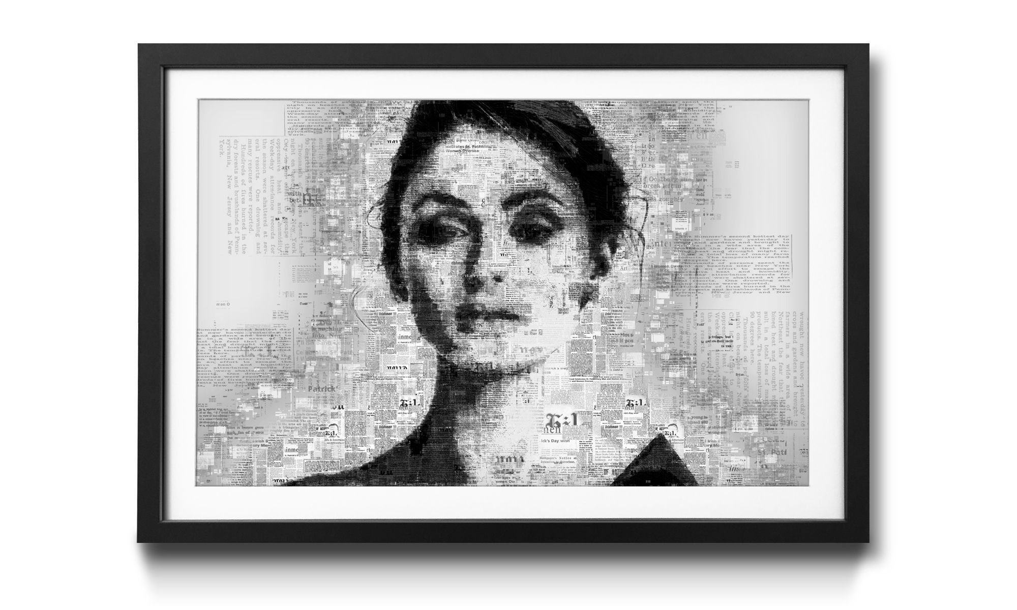 WandbilderXXL Bild mit Rahmen Sophie T., Schauspieler, Wandbild, in 4 Größen erhältlich