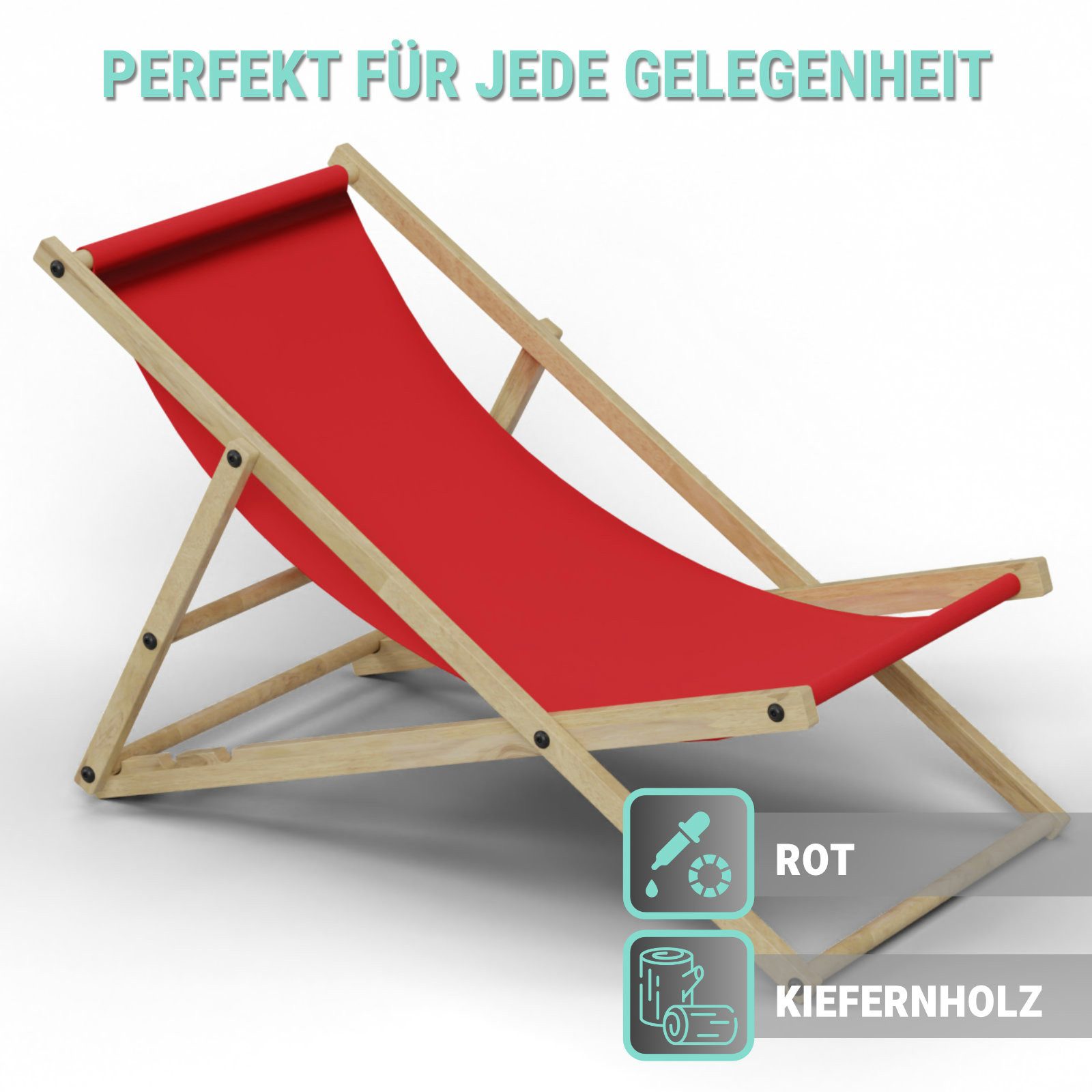 HAGO Gartenliege Liegestuhl Liege Stuhl Strand günstig online kaufen